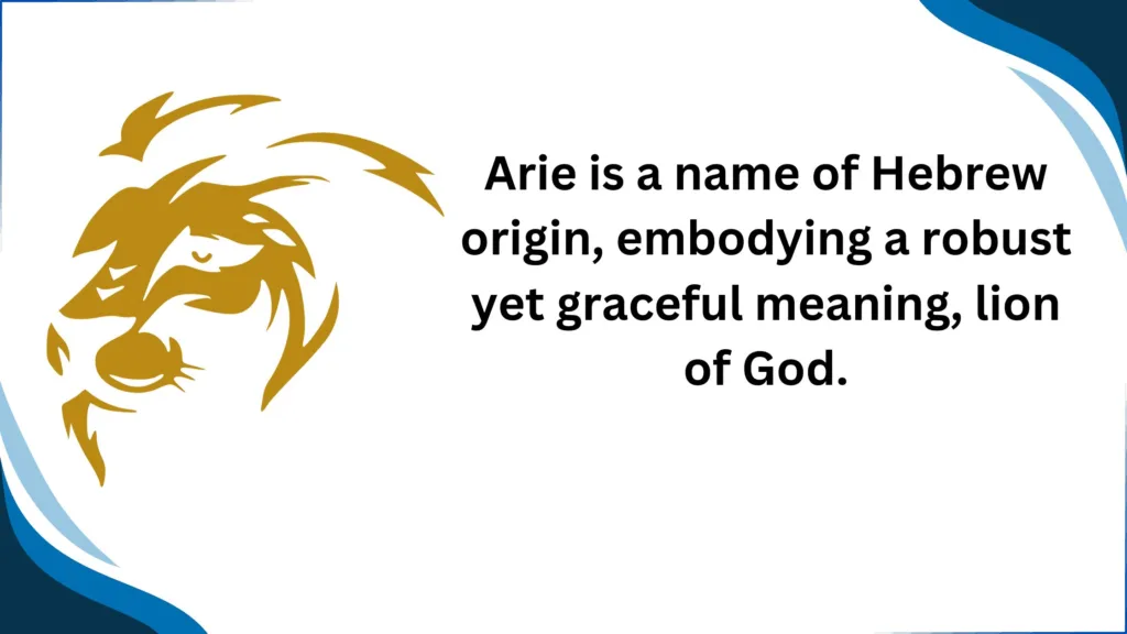 Name Arie